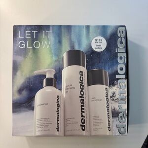 Dermalogica Let It Glow Skincare Trio - White and Black Packaging
